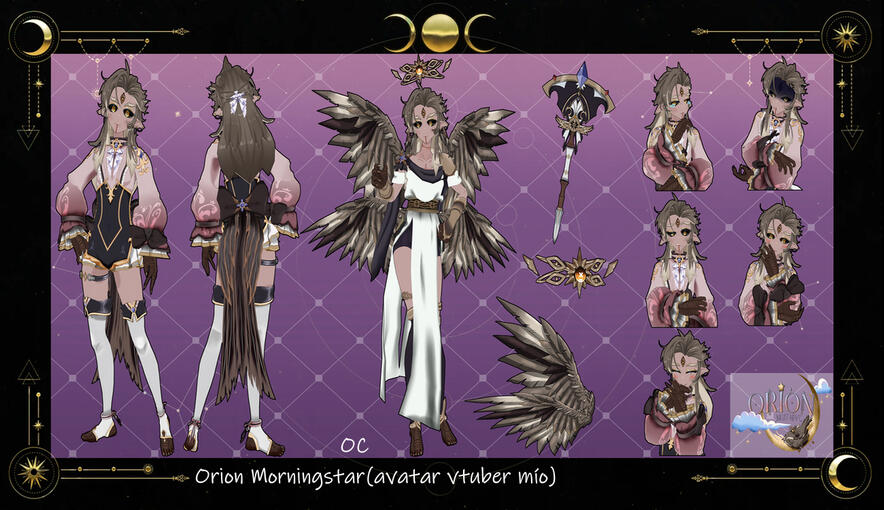 Orión Morningstar (Modelo blender estilo genshin)